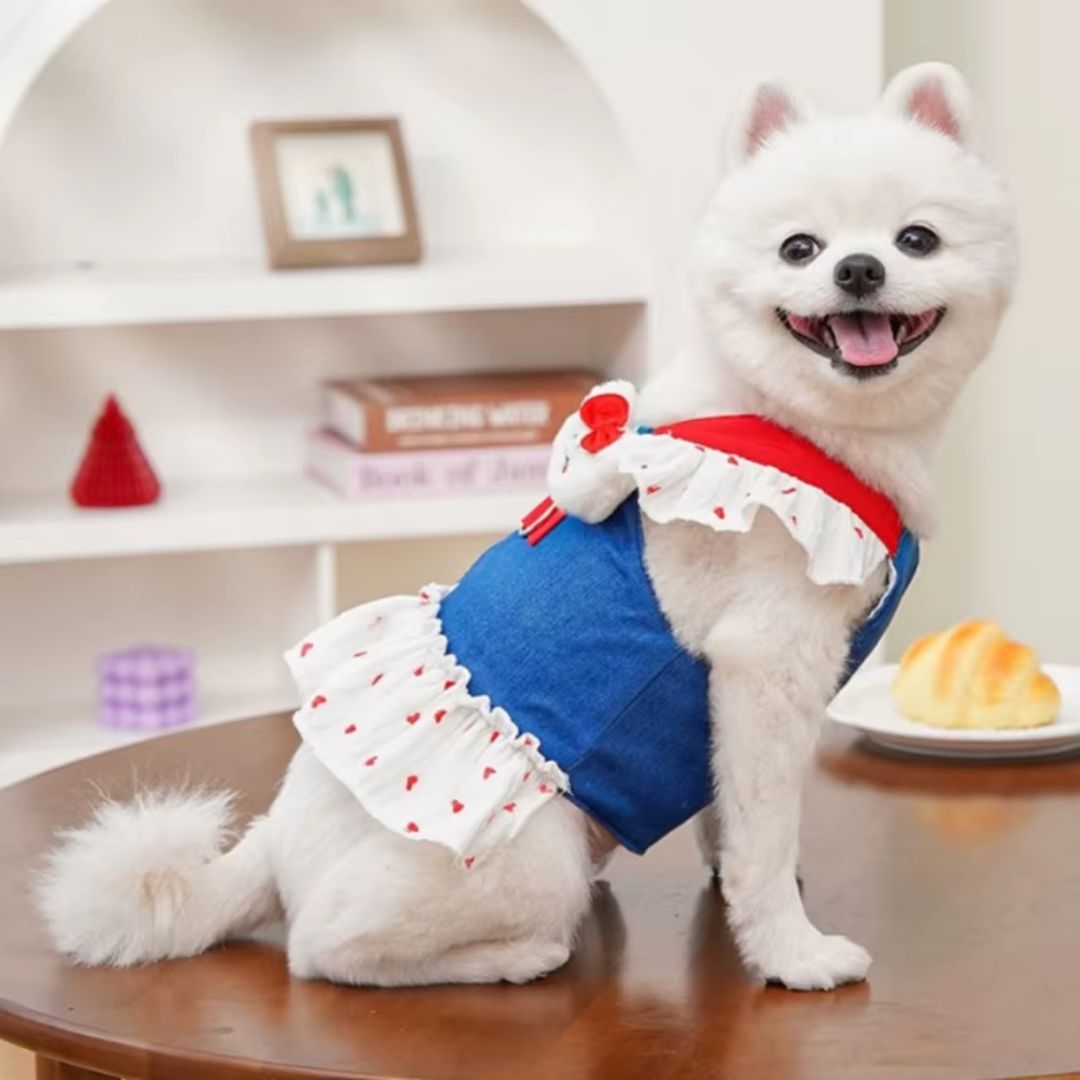 Dress-Style Harness for Dogs and Cats