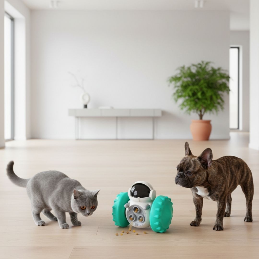 Robot Treat Dispenser Toy for Pets