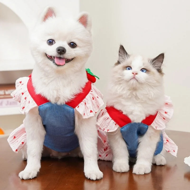 Dress-Style Harness for Dogs and Cats