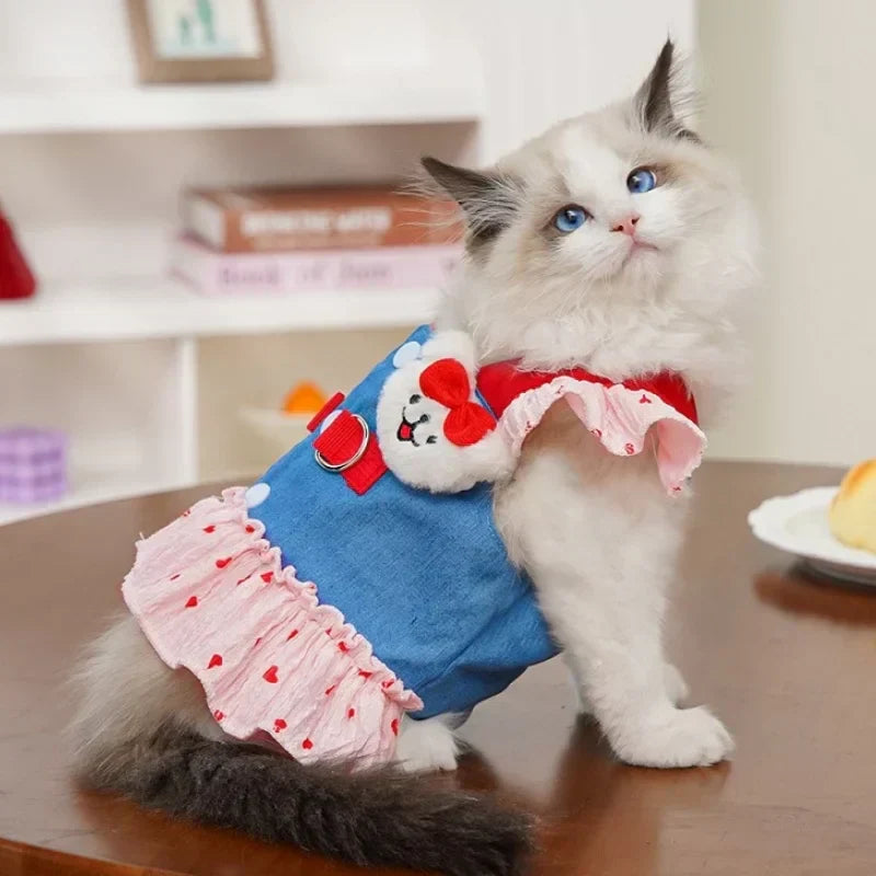 Dress-Style Harness for Dogs and Cats