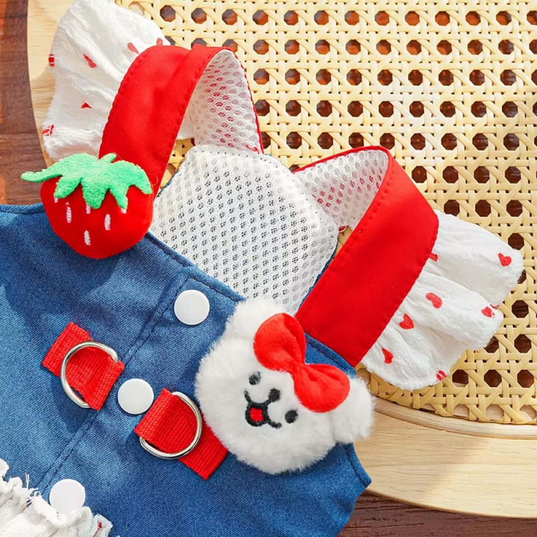 Dress-Style Harness for Dogs and Cats