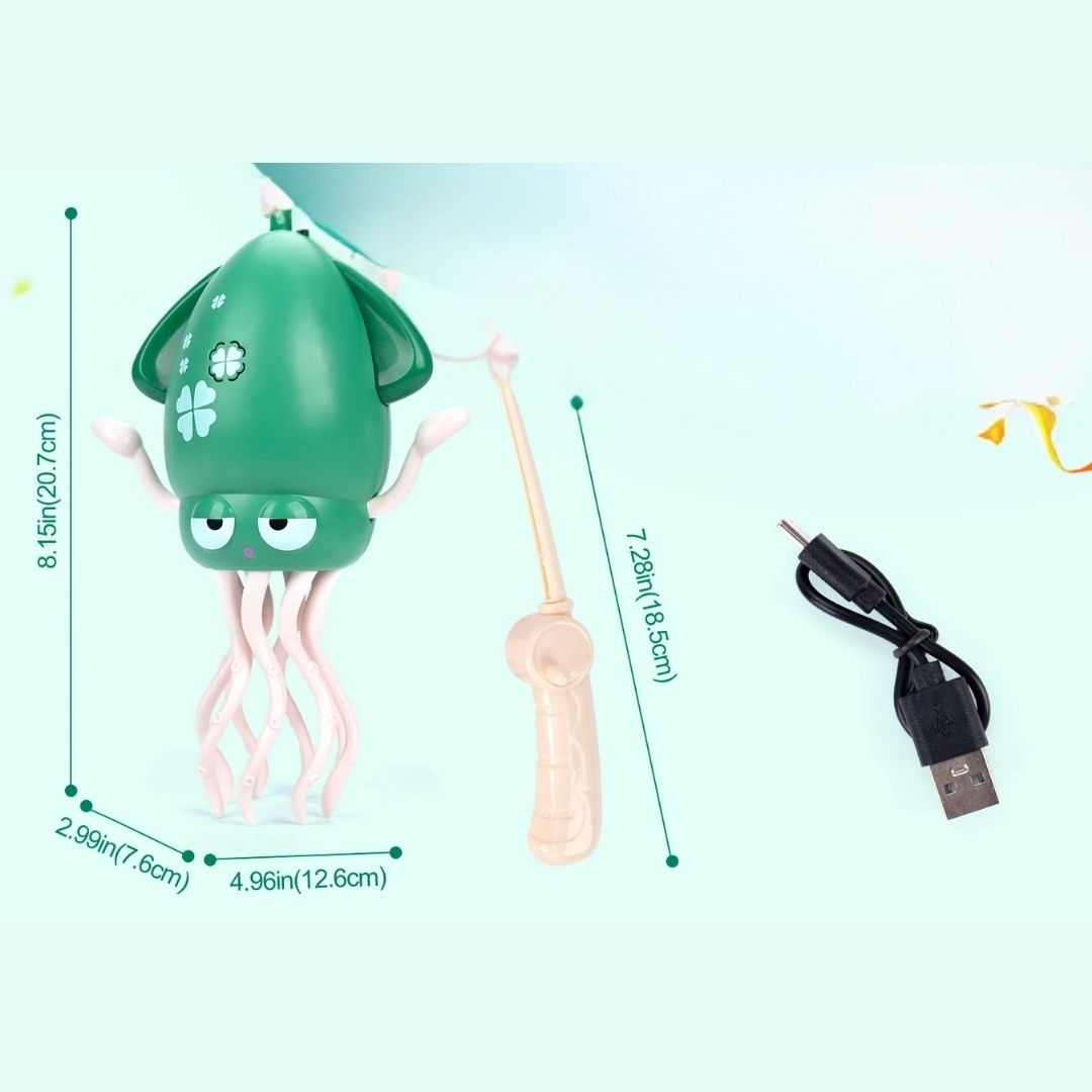 Interactive Dancing Octopus for Pets