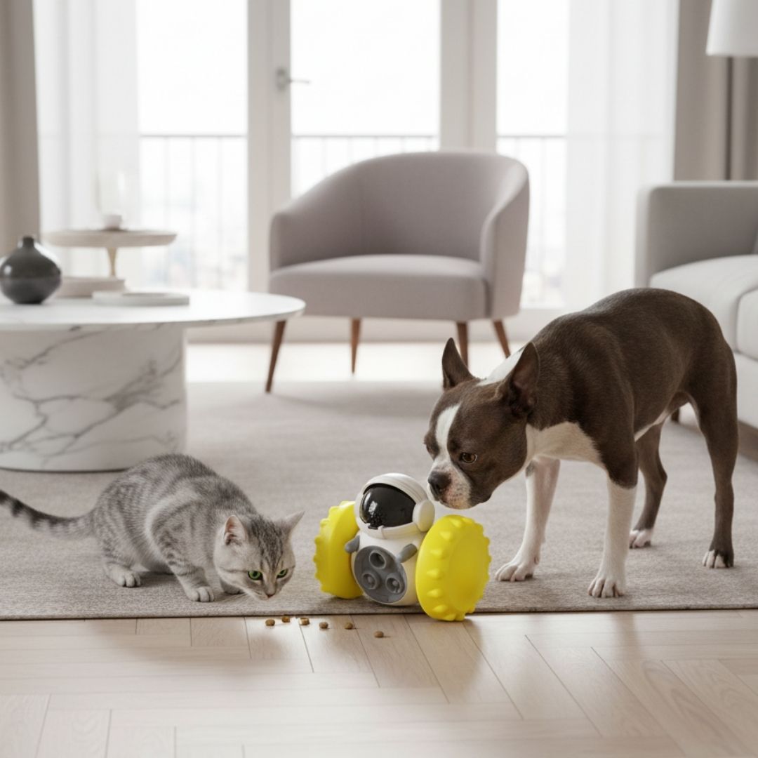 Robot Treat Dispenser Toy for Pets