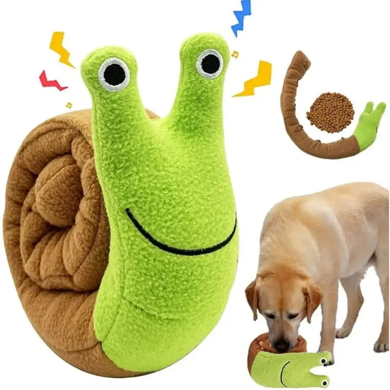 Snail Hide-and-Seek Treat Toy for Dogs
