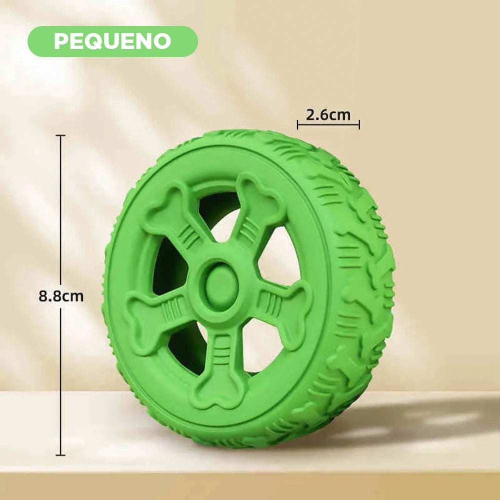 Tire-Shaped Pet Treat Dispenser