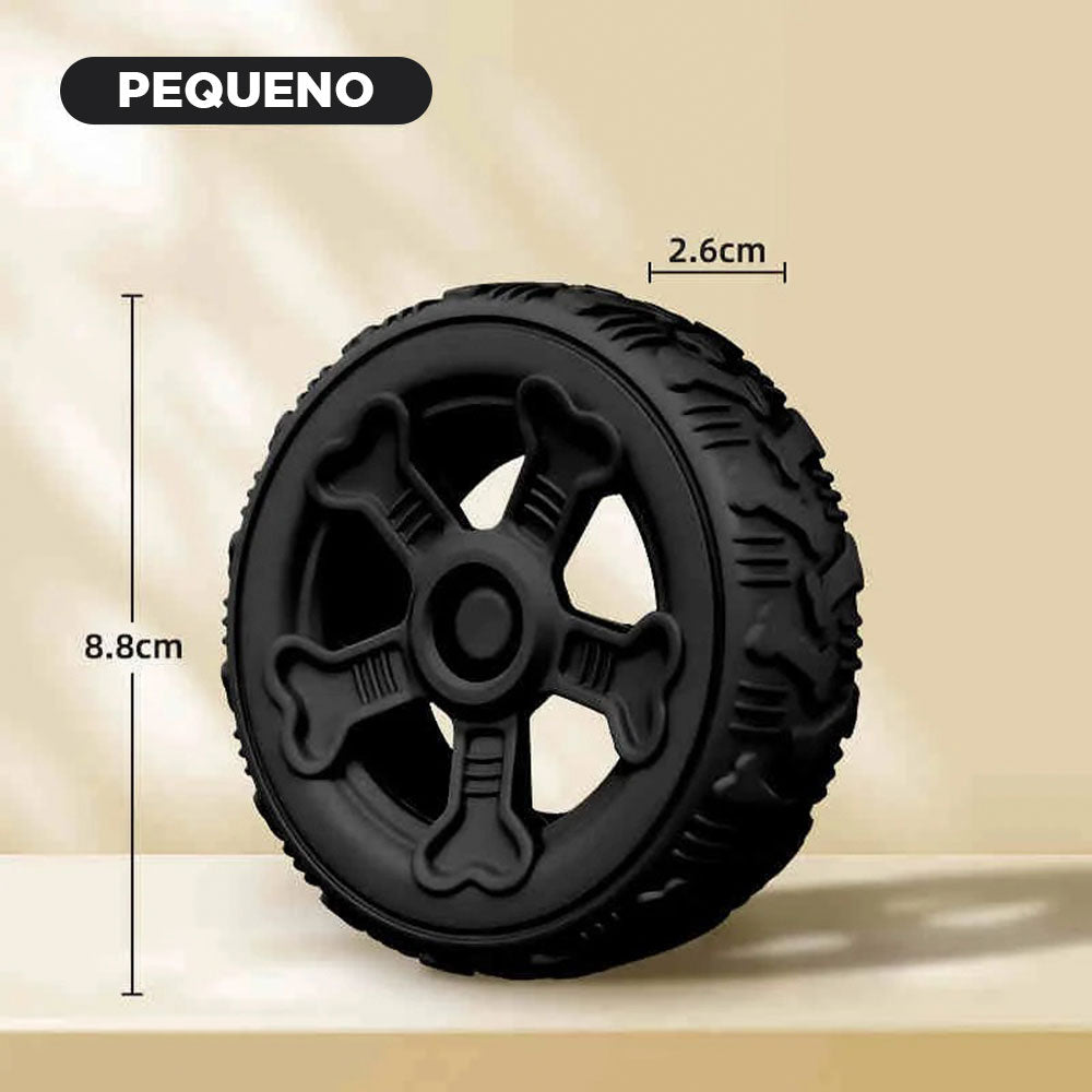 Tire-Shaped Pet Treat Dispenser
