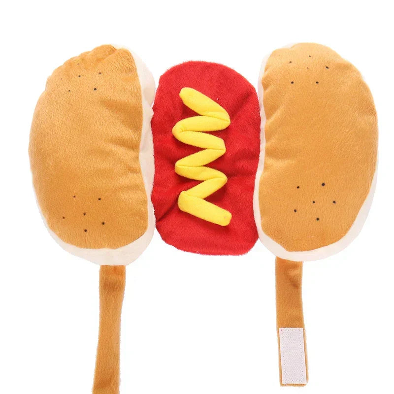 Hot Dog Costume for Dogs and Cats